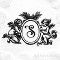 Baroque Angels Frame Machine embroidery design - 7 sizes