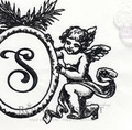 Baroque Angels Frame Machine embroidery design - 7 sizes