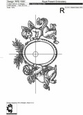 Baroque Angels Frame Machine embroidery design - 7 sizes