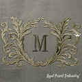 Machine Embroidery Design Luxury Monogram Blank – 2 sizes