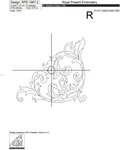 Line Baroque corner Free - 3 sizes