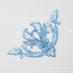 Deep Blue Corner Baroque small - 3 sizes