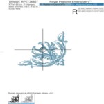 Deep Blue Corner Baroque small - 3 sizes