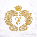Baroque frame with crown Machine Embroidery Design - 3 sizes