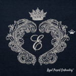 Baroque frame with crown - 3 sizes