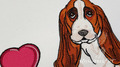 I love Basset Hound - 3 sizes