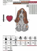 I love Basset Hound - 3 sizes