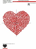 Heart of patterns - 6 sizes