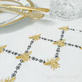 Bee Floral border Machine Embroidery Design