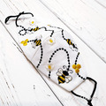 Bees Protective Face Mask Machine Embroidery Design - 4 sizes