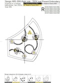 Bees Protective Face Mask Machine Embroidery Design - 4 sizes