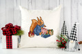 Big Squirrel with gifts Machine Embroidery Design - 3 sizes