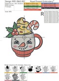 Big mug Snowman with lollipop - 4 sizes