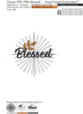 Blessed, Family, Gather machine embroidery designs Set