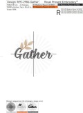 Blessed, Family, Gather machine embroidery designs Set