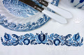 Blue Gzhel Border