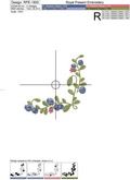 Blueberries Machine Embroidery Designs - 2 sizes