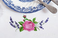 Border Rose with Lavender - 2 sizes