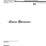 Love Forever Mini Machine Embroidery Design Set for Towels Heart, Star and Lettering - 3 sizes