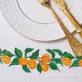Branch Apricots for border Machine embroidery design - 4 sizes
