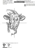 Breeding Bull Machine Embroidery Design - 6 sizes