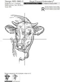 Breeding Bull Machine Embroidery Design - 6 sizes
