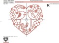 Bride and Groom Birds Machine Embroidery Design - 6 sizes