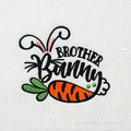 Brother Bunny Machine Embroidery Design - 2 sizes