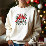 Christmas cardinals - 4 sizes