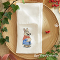 Bunny with clutch Christmas Machine Embroidery Design - 8 sizes