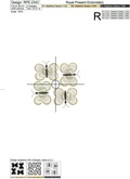 Butterflies for quilt machine embroidery designs