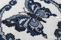 Butterfly Ornament Cross Stitch Machine Embroidery Design - 2 sizes