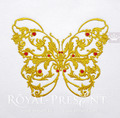 Butterfly Versace style Machine Embroidery Design - 6 sizes