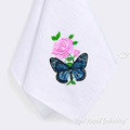 Butterfly on rose - 3 sizes