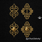 Luxury Baroque Button Loops