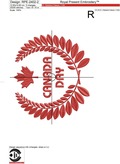Canada Day Machine Embroidery Design - 4 sizes