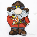 Canadian Gnome with Maple Syrup Machine Embroidery Design - 4 sizes