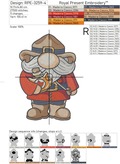 Canadian Gnome with Maple Syrup Machine Embroidery Design - 4 sizes