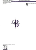 Capital Letter B Embroidery design V1