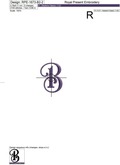 Capital Letter B Embroidery design V2