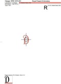 Capital Letter D Embroidery design V4