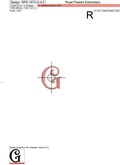 Capital Letter G Embroidery design V4