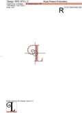 Capital Letter L Embroidery design