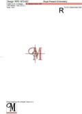 Capital Letter M Embroidery design V3