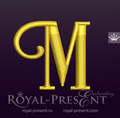 Capital Letter M Embroidery design V3