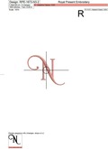 Capital Letter N Embroidery design V3