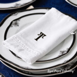 Lettre majuscule T Motif de broderie V3