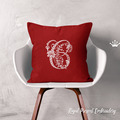 Capital letter С Cross-Stitch Machine Embroidery Design