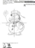 Cartoon Snowman with a Bird - 4 sizes
