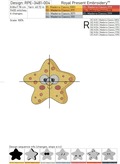 Cartoon Starfish - 2 sizes